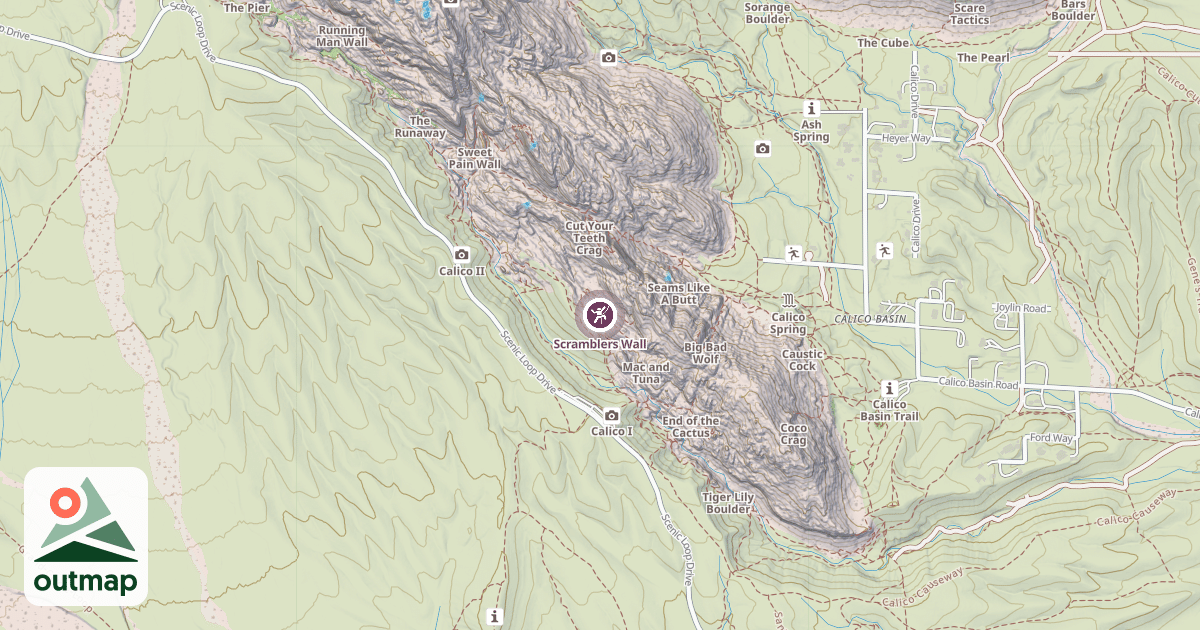 Map of Scramblers Wall