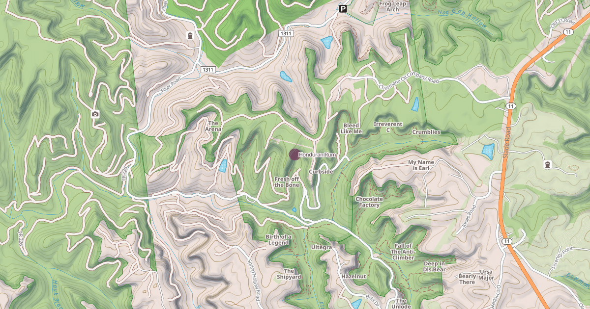 Map preview of Honduran Rum