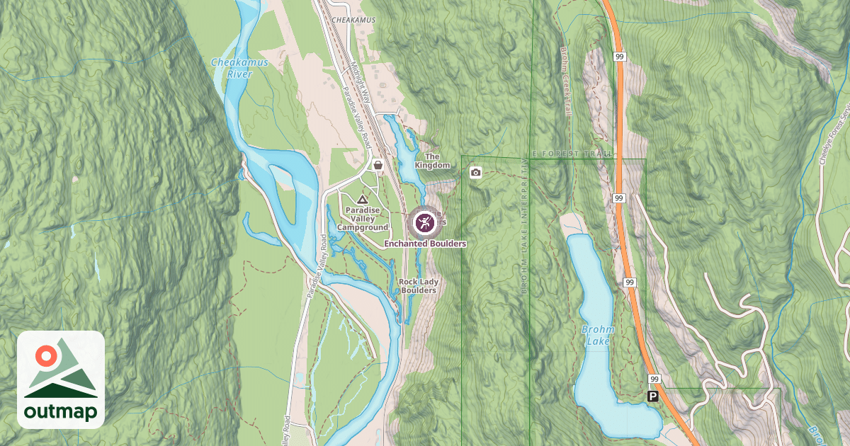 Map of Enchanted Boulders