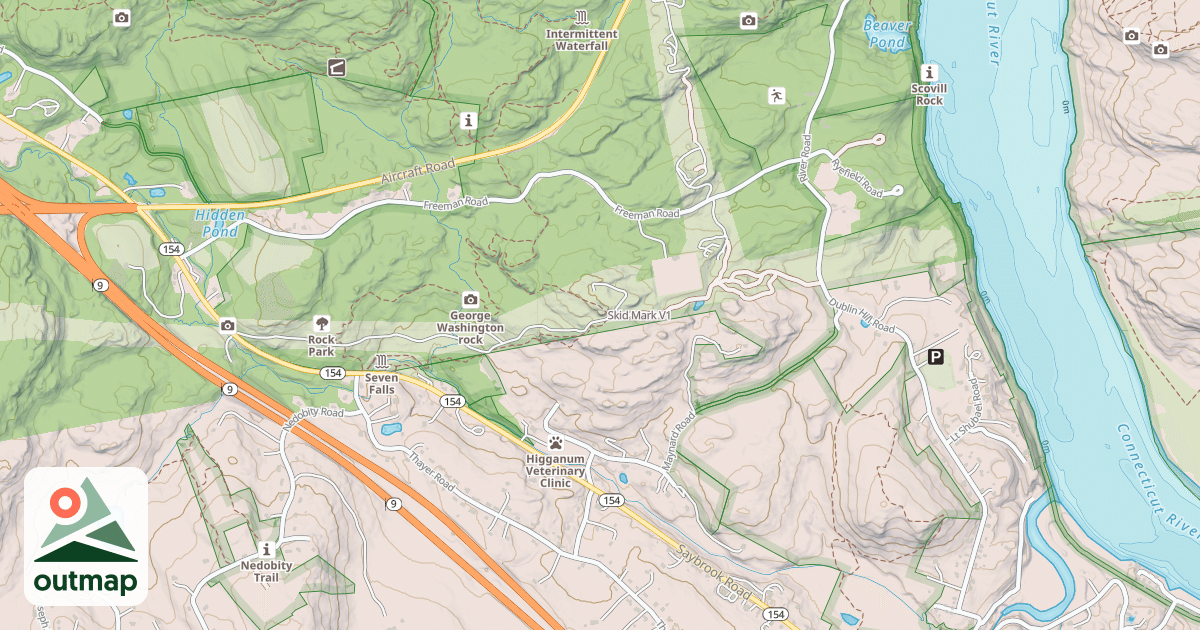 Map of Skid Mark