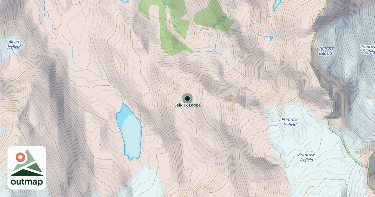 Map of Selkirk Lodge
