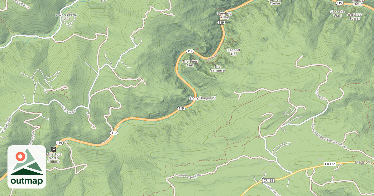 Map of Angry Dragon