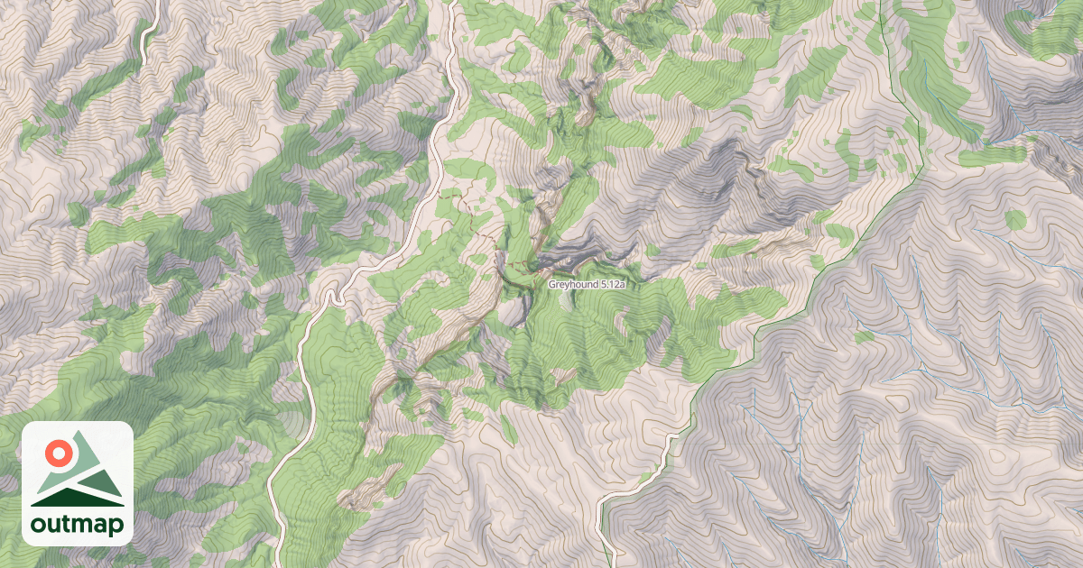 Map of Greyhound