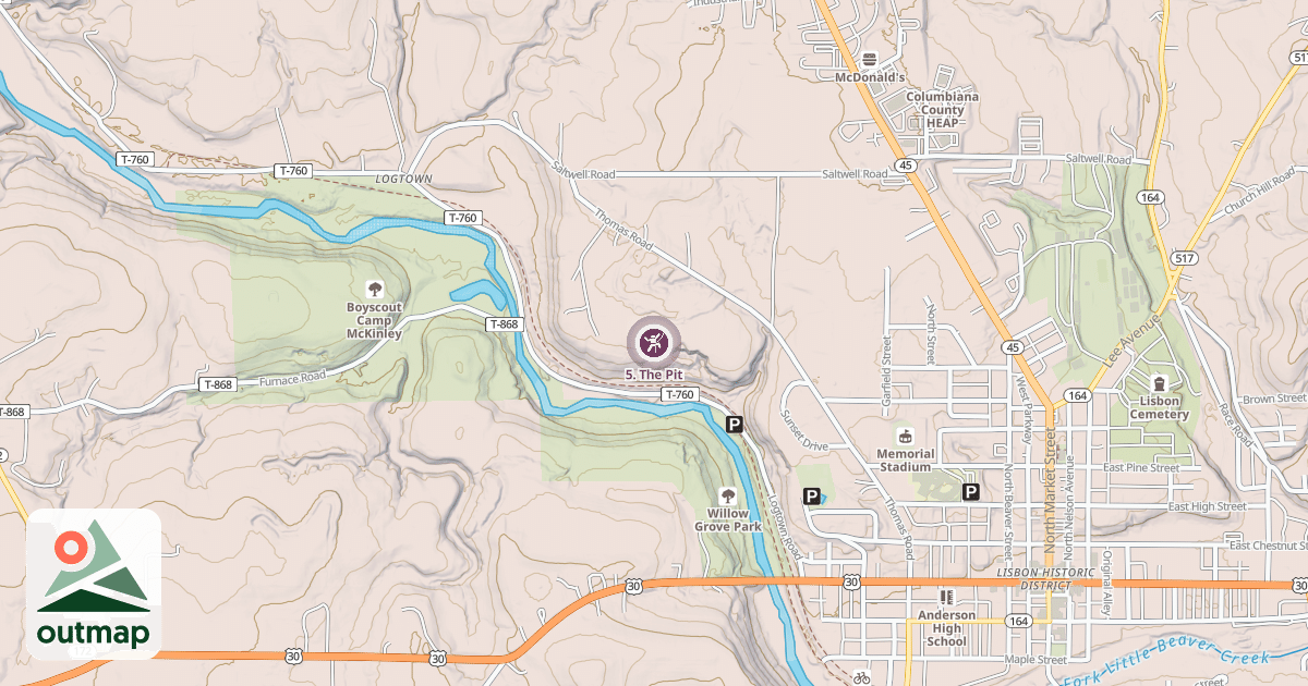Map of 5. The Pit