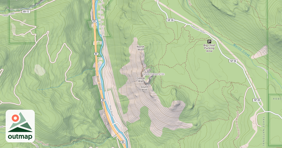 Map of Ghost Dance