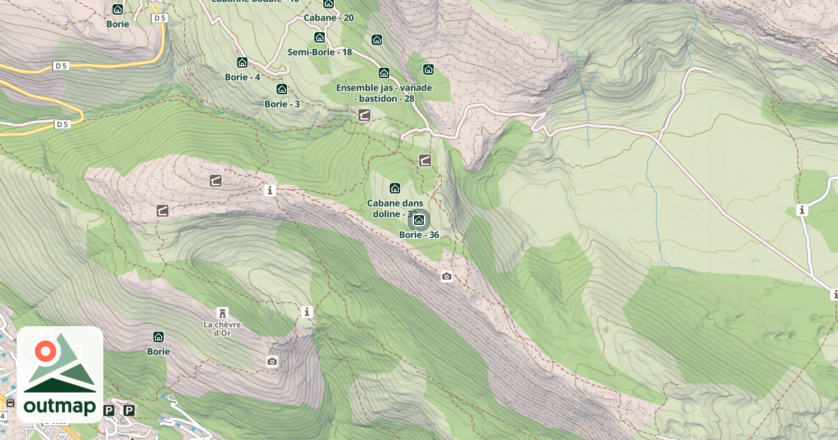 Map of Borie - 36