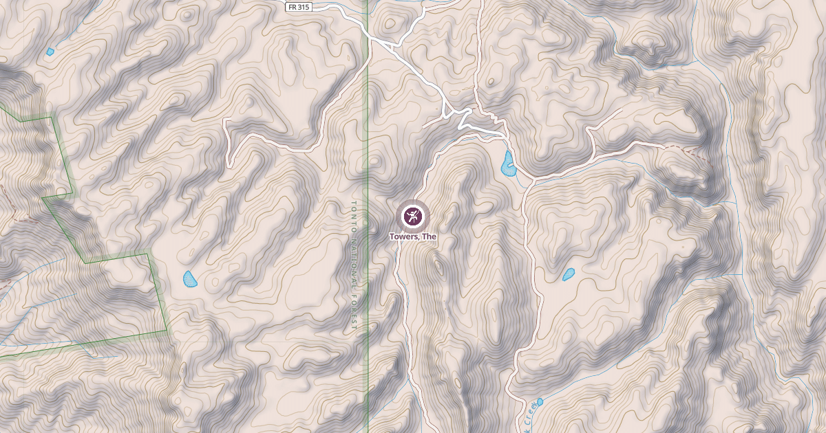 Map preview of Towers, The