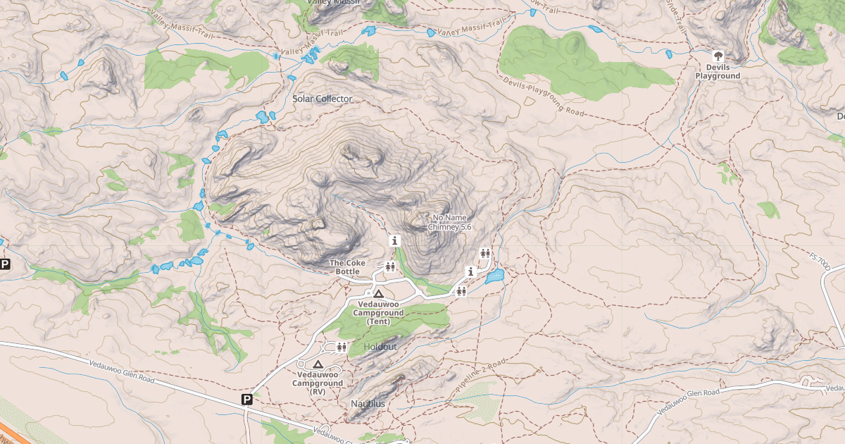 Map preview of No Name Chimney