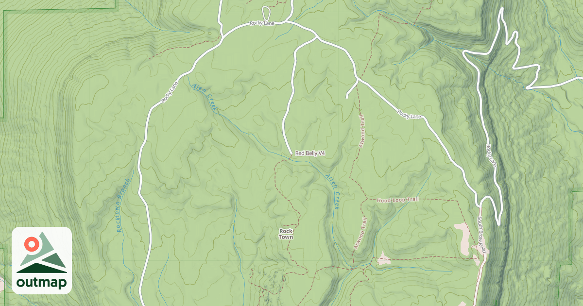 Map of Red Belly