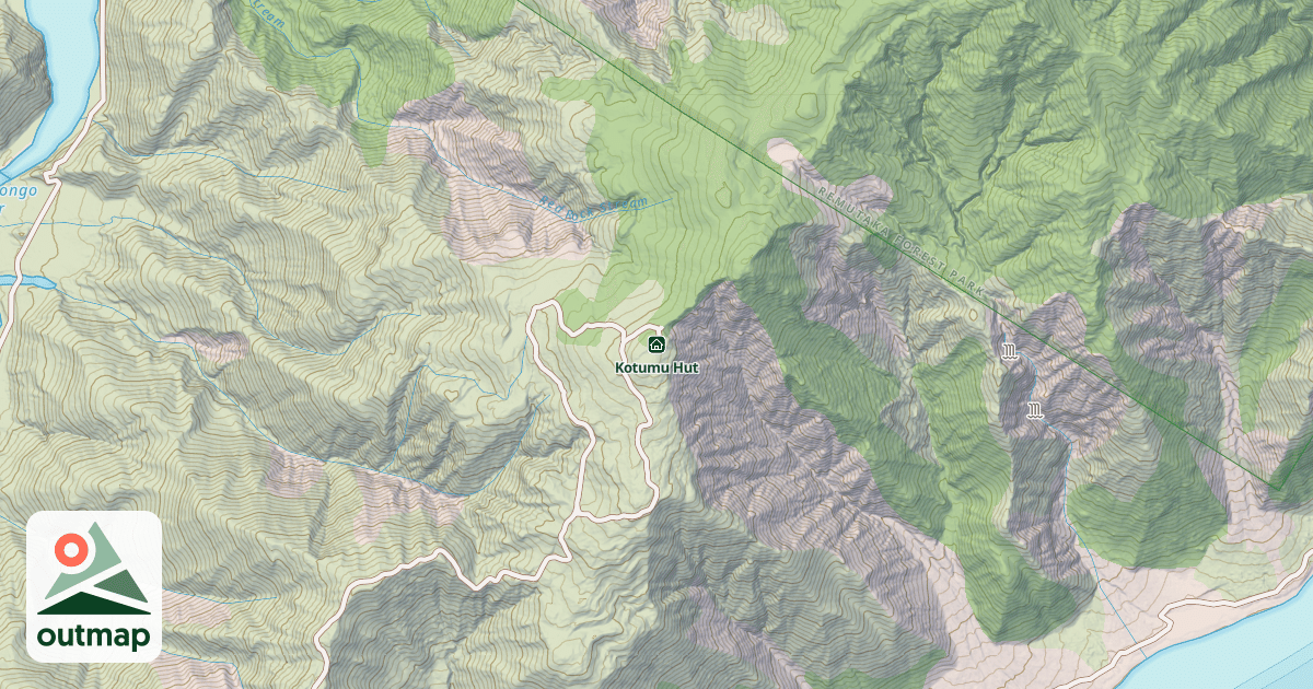 Map of Kotumu Hut
