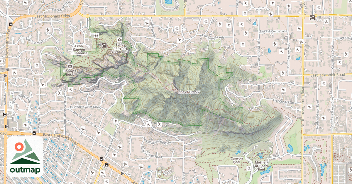 Map of Line of Fire