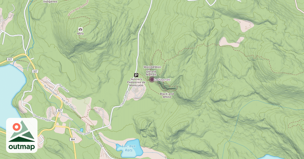 Map of La Diagonale