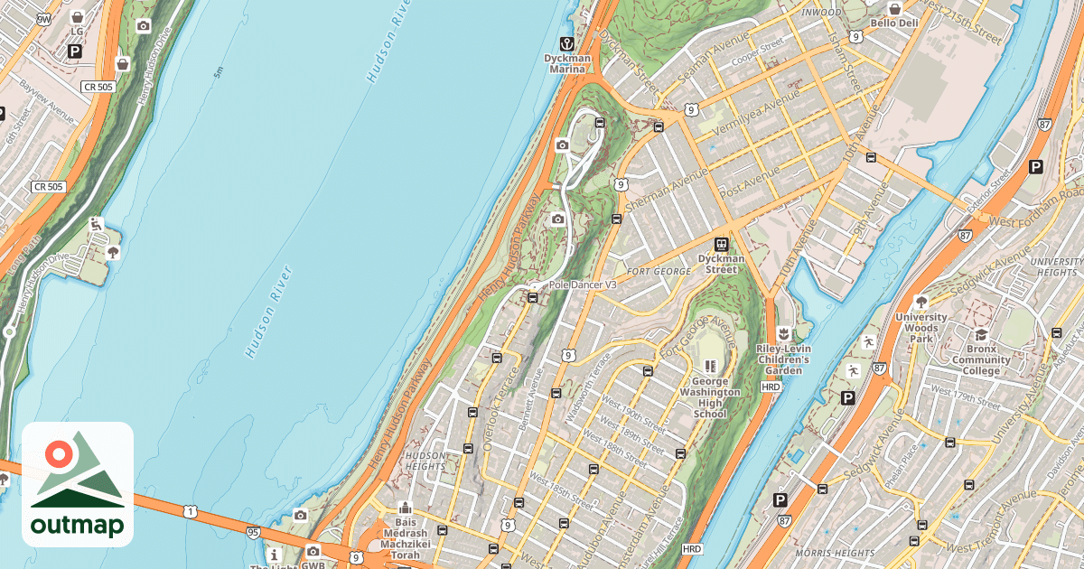 Map of Pole Dancer