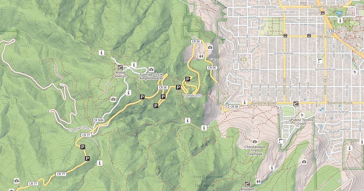 Map preview of Center