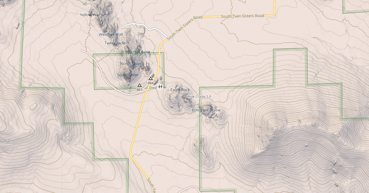 Map preview of Wide Cracks