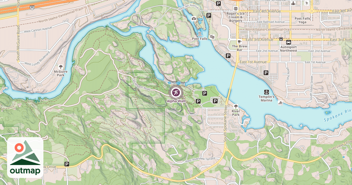 Map of Alpha Wall