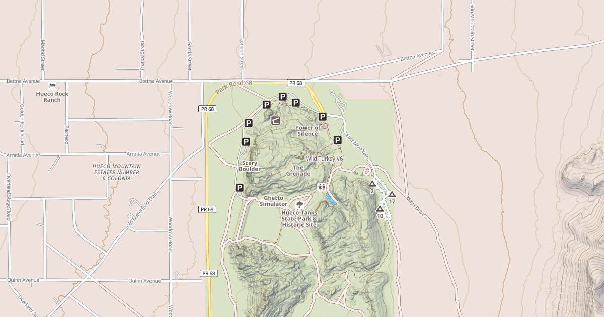 Map preview of Wild Turkey