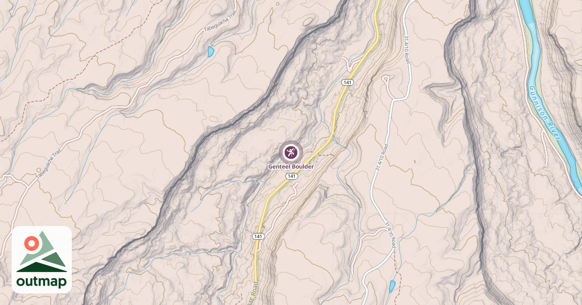 Map of Genteel Boulder