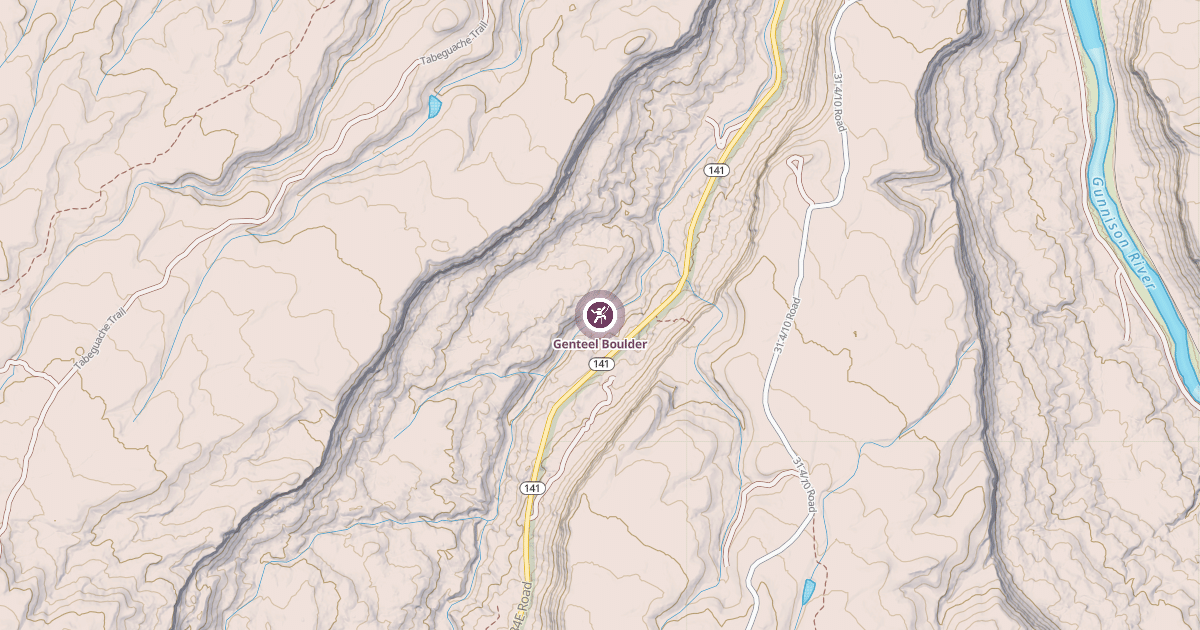 Map preview of Genteel Boulder