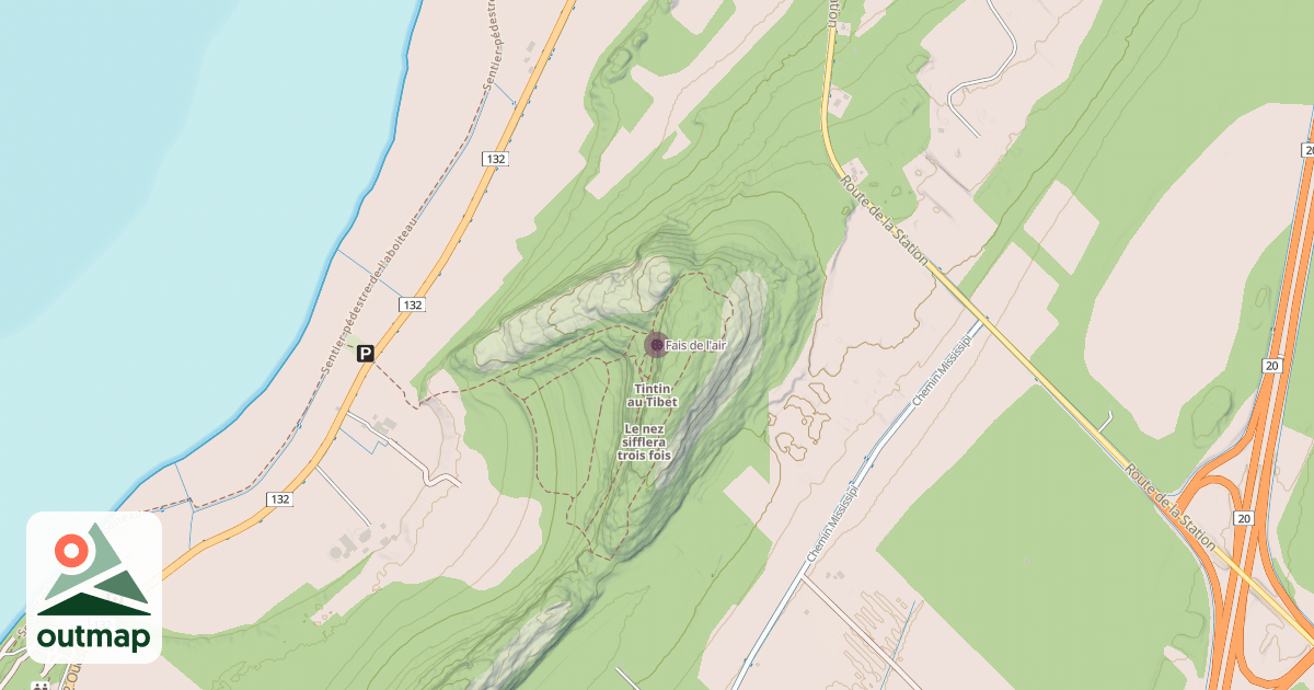 Map of Fais de l'air