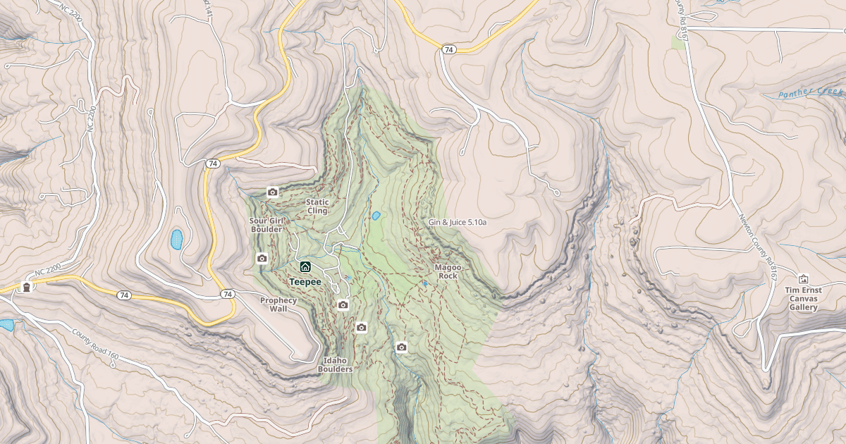 Map preview of Gin & Juice