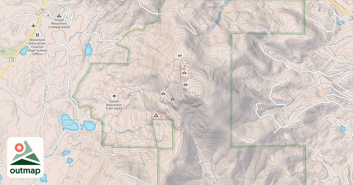 Map of Begonia
