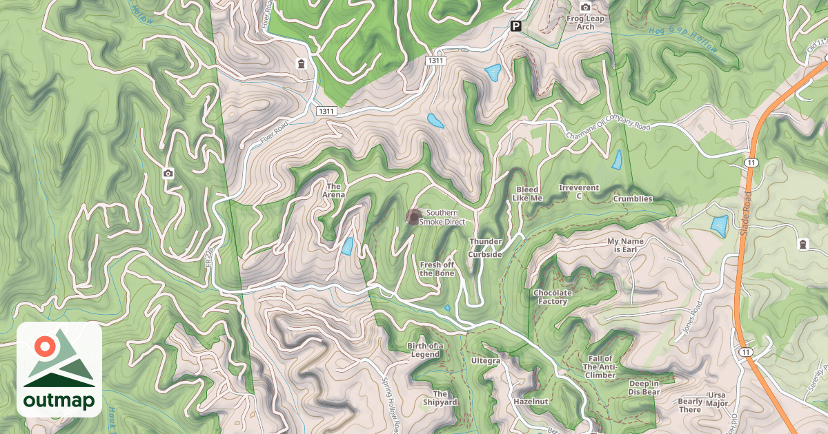 Map of Southern Smoke Direct