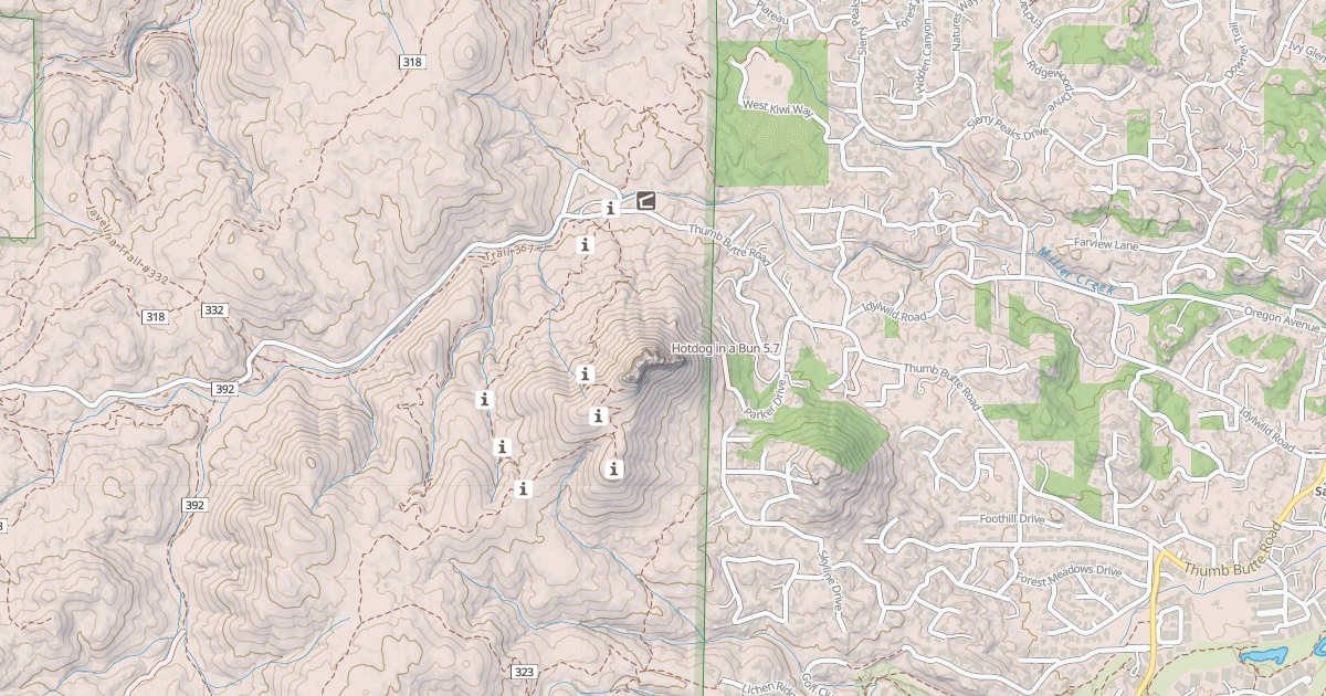 Map preview of Hotdog in a Bun