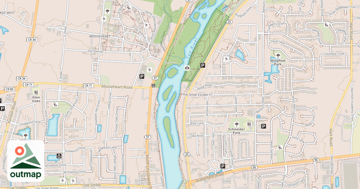Map of The Great Escape
