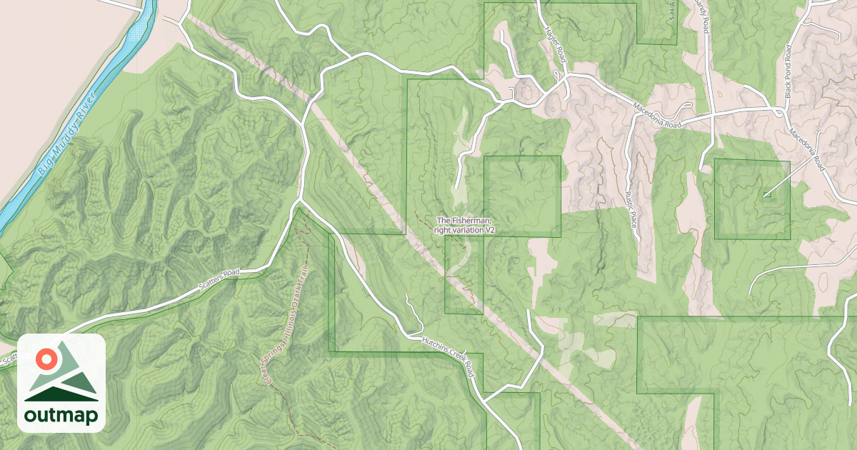 Map of The Fisherman, right variation