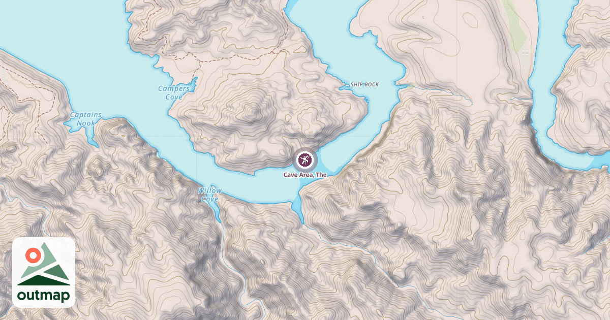 Map of Cave Area, The