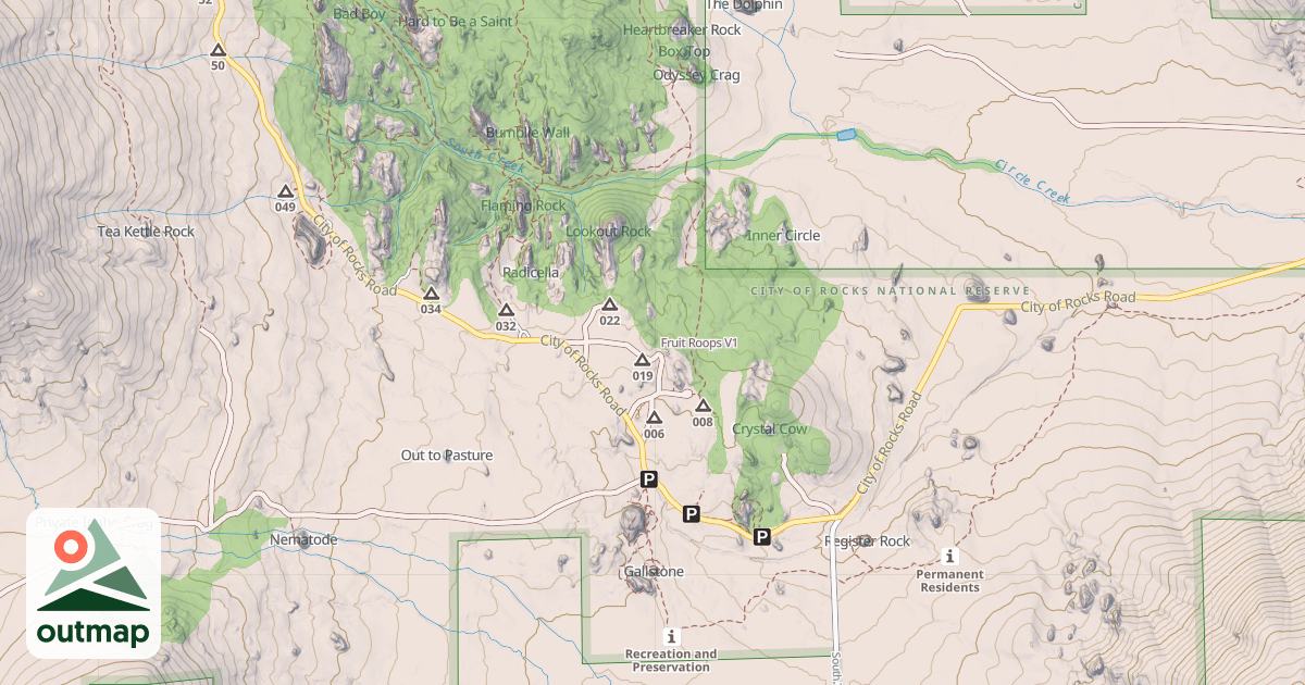 Map of Fruit Roops