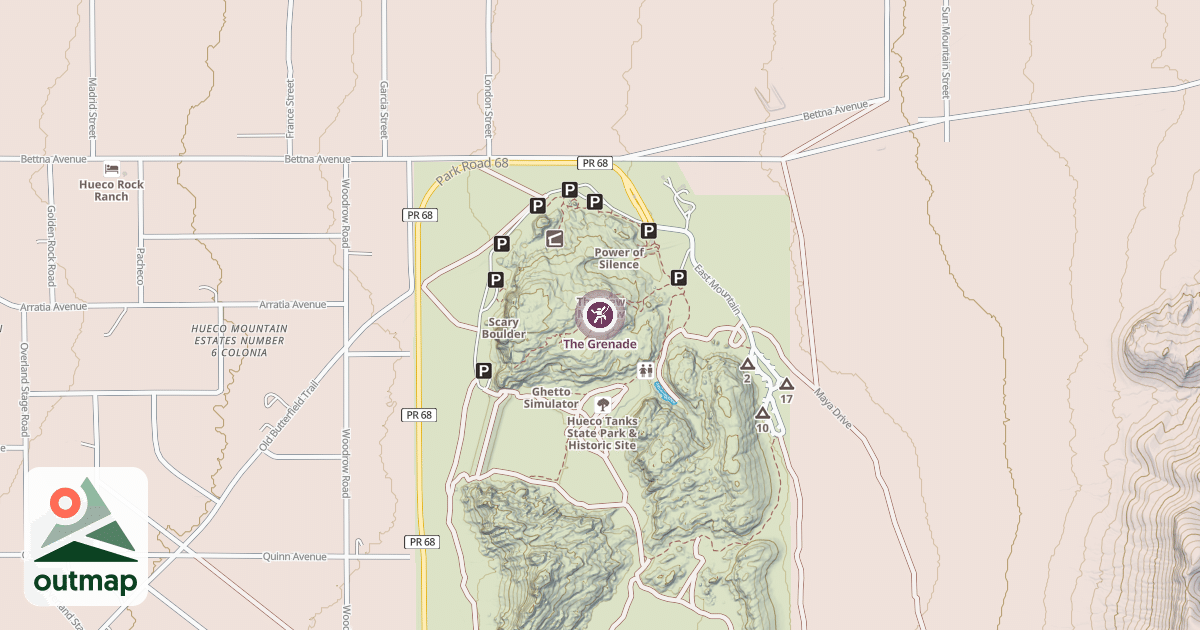 Map of The Grenade