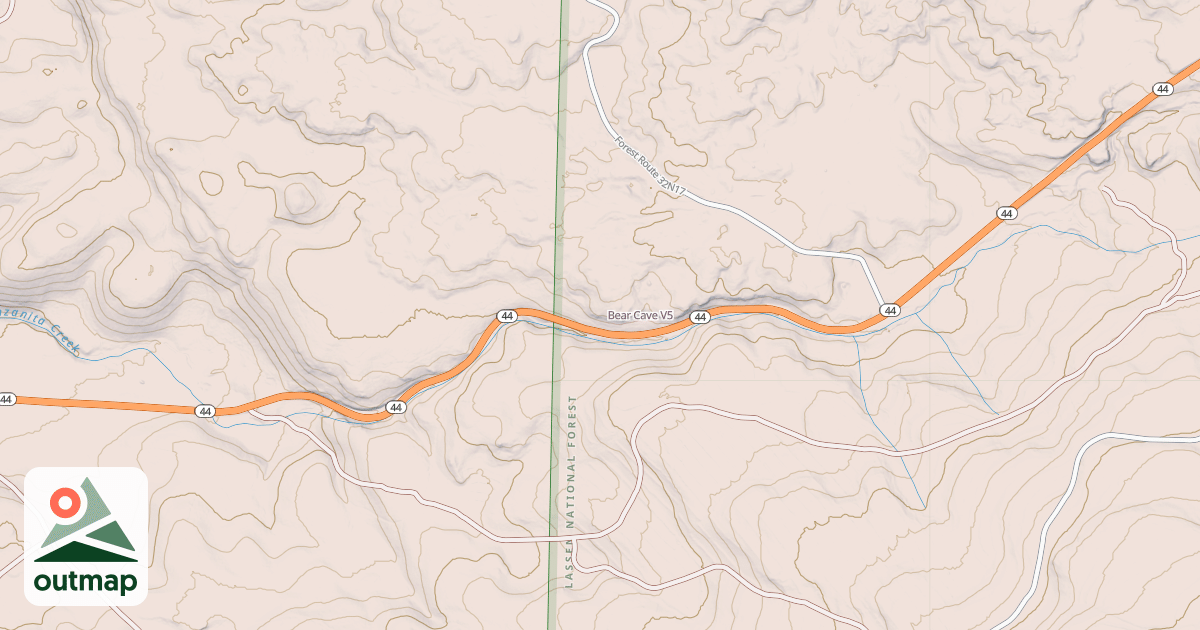 Map of Bear Cave