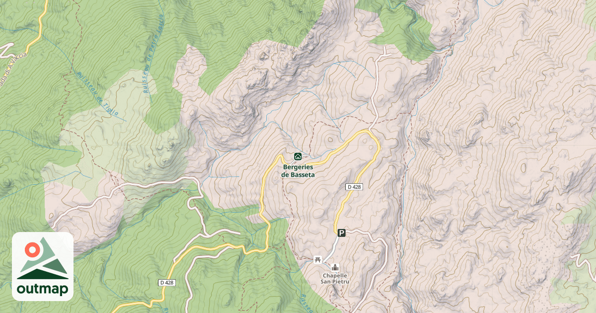Map of Bergeries de Basseta