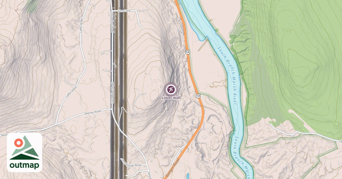 Map of Lower Wall