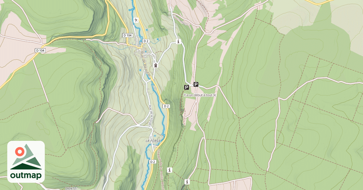 Map of Y a un début à tout