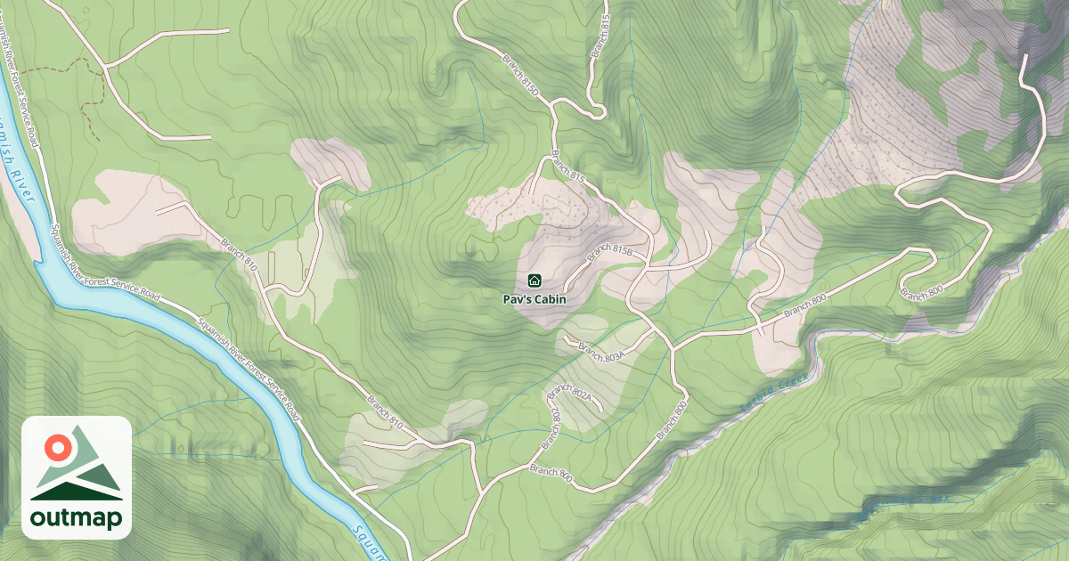 Map of Pav's Cabin