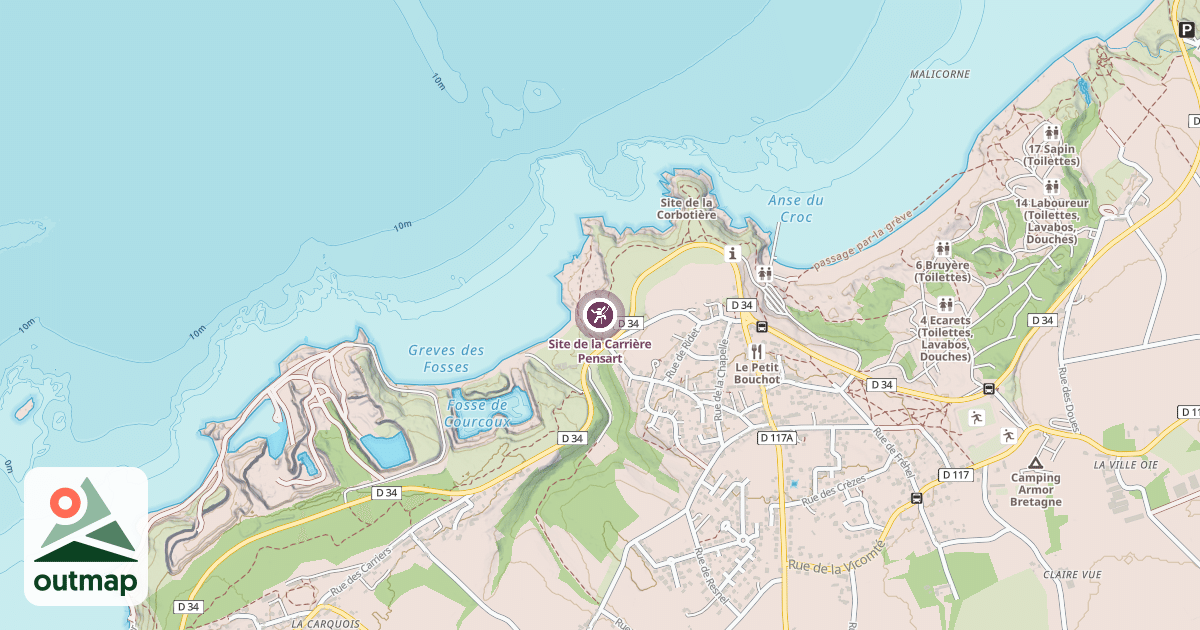 Map of Site de la Carrière Pensart