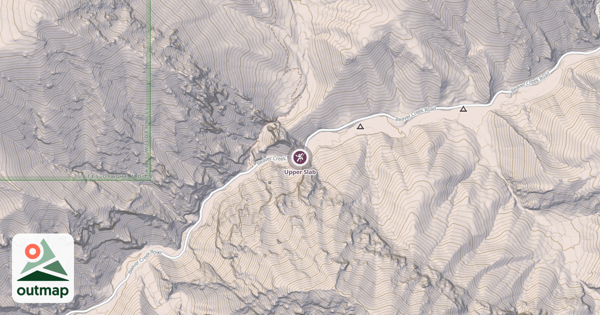 Map of Upper Slab