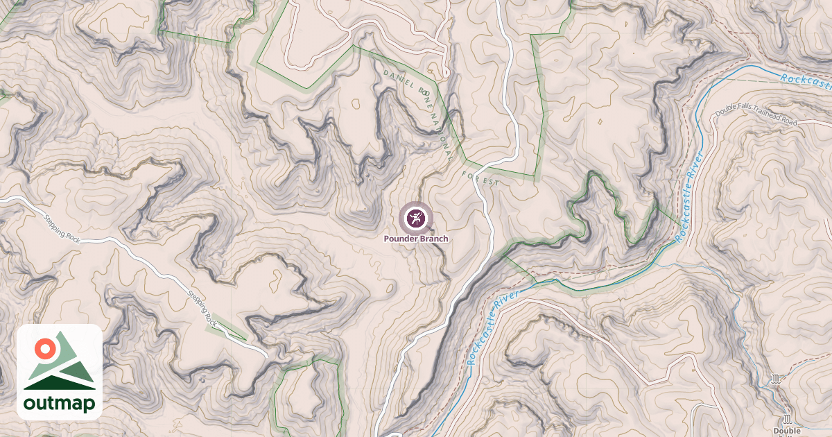 Map of Pounder Branch
