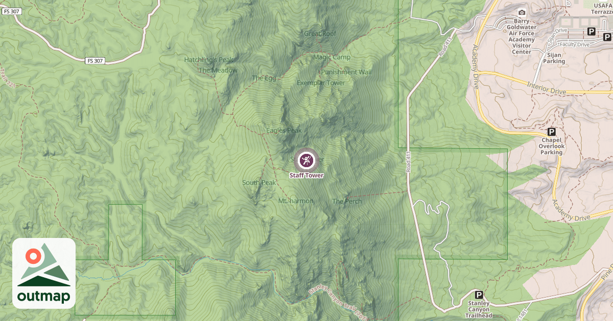 Map of Staff Tower