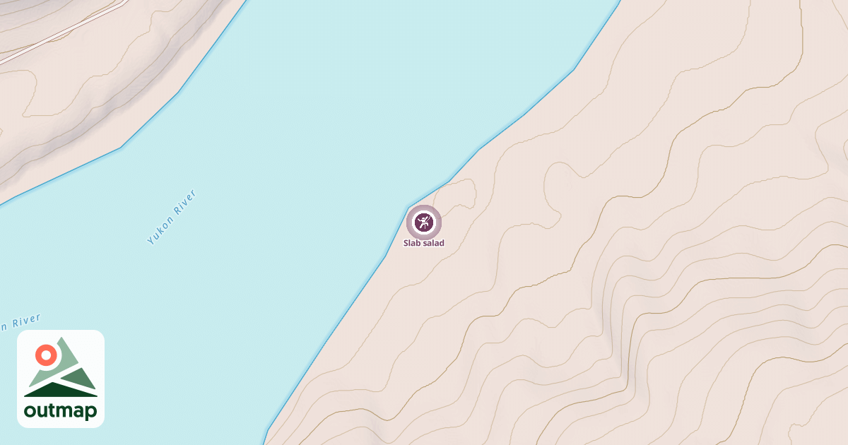 Map of Slab salad