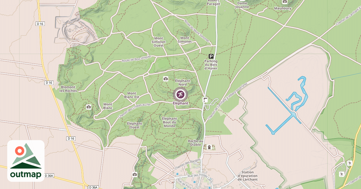 Map of Éléphant