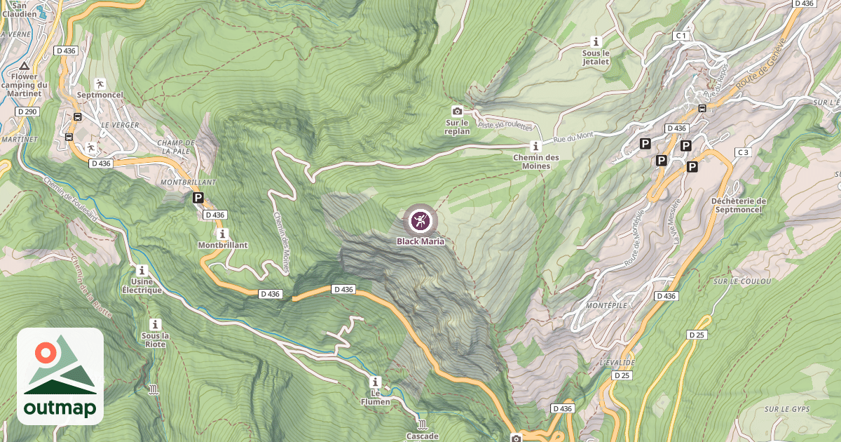 Map of Black Maria