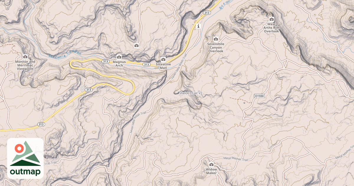 Map of Shelob's Lair