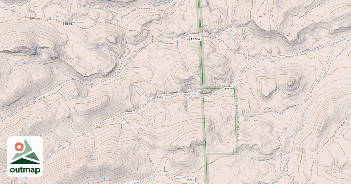Map of Hermano