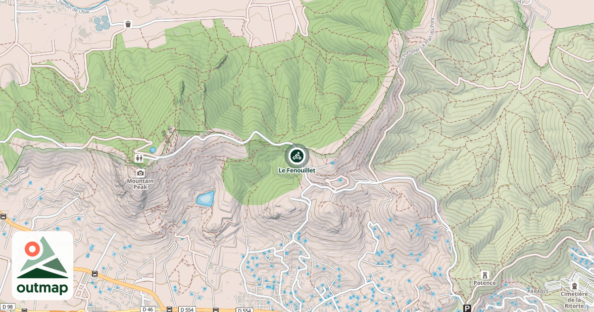 Map of Le Fenouillet