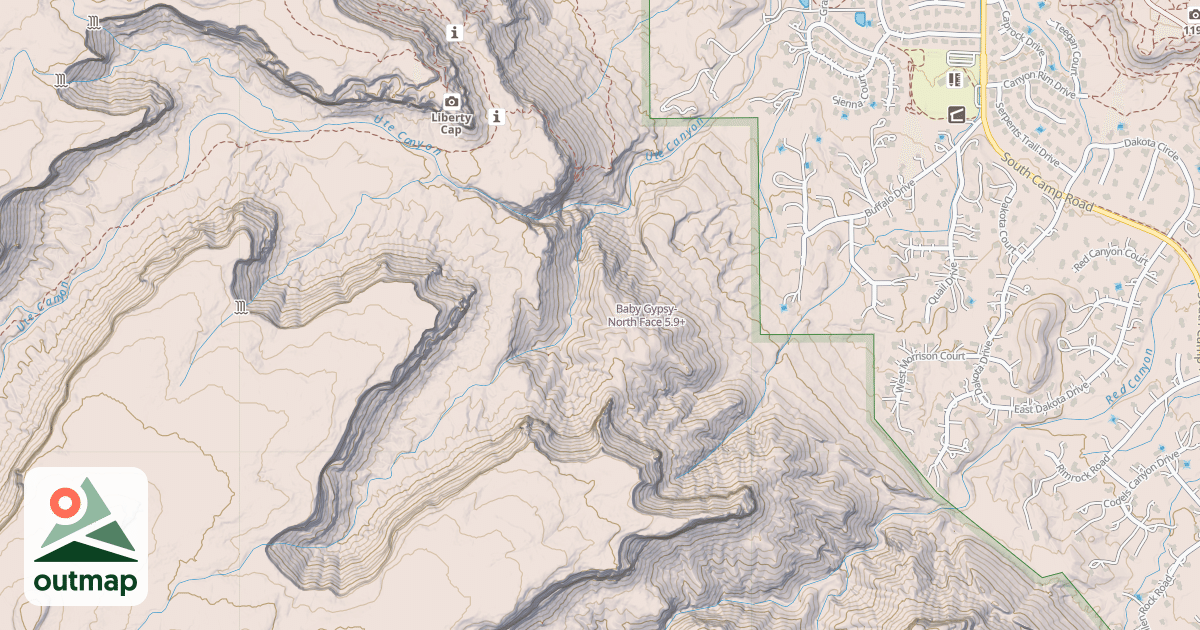 Map of Baby Gypsy-North Face