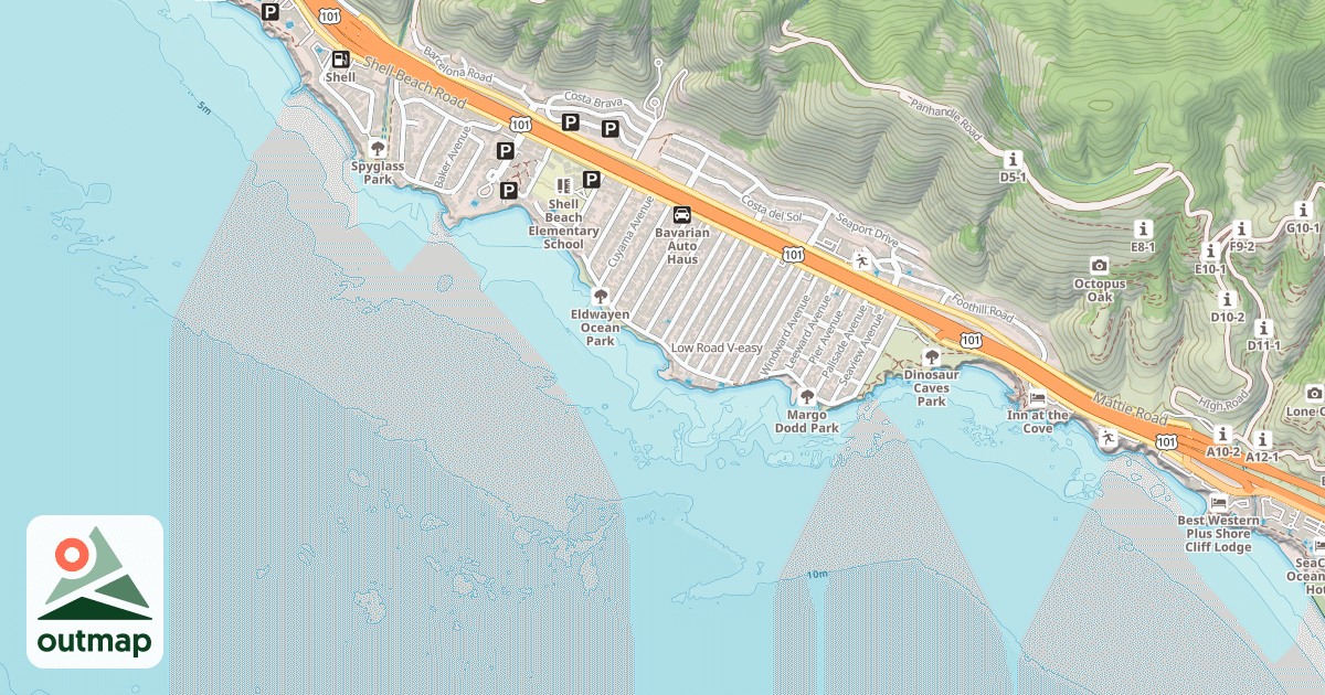 Map of Low Road